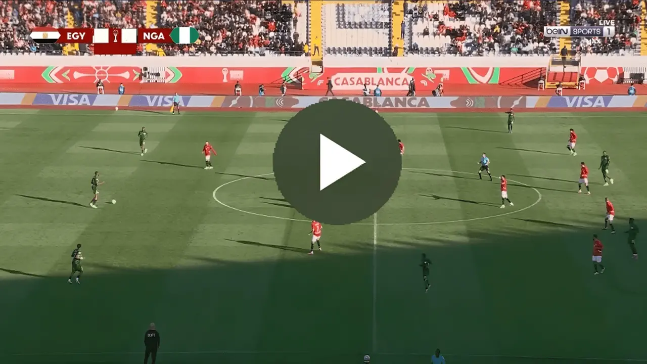 بث مباشر.. أحداث مباراة مصر ونيجيريا في قمة مجموعات كأس أمم أفريقيا